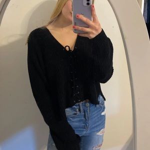 Cropped sweater